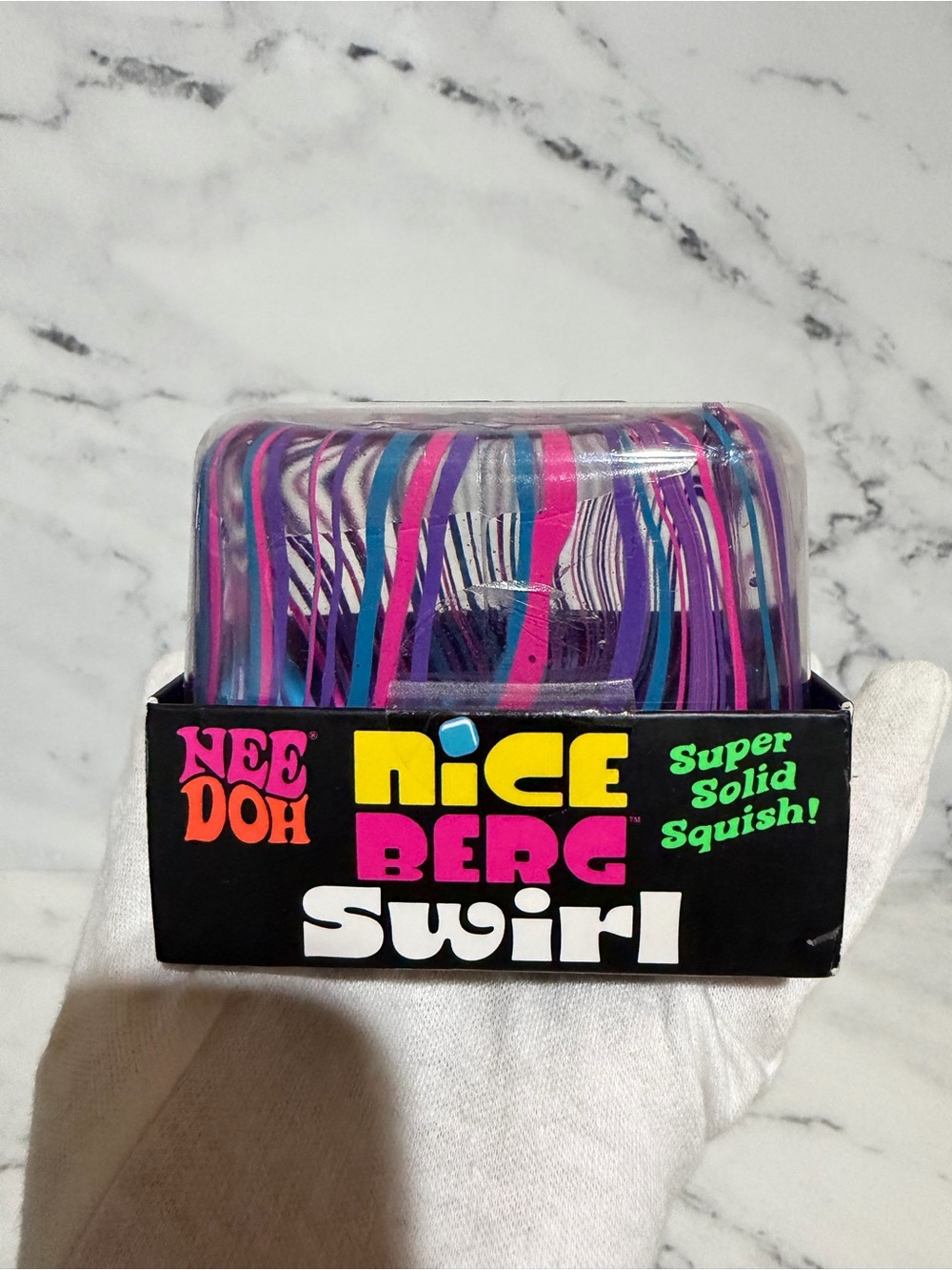 NeeDoh Nice Berg Swirl Purple Pink Blue - Picture 2 of 5